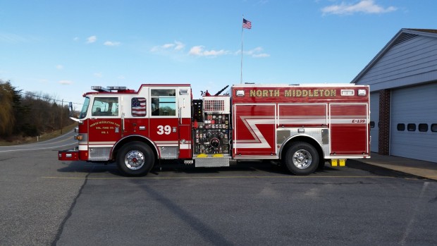 The new Engine 139 - In service and ready at Station 1.